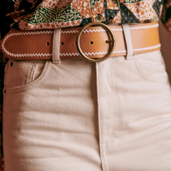 Sezane Alicia Belt Sz 80 - Picture 3 of 5